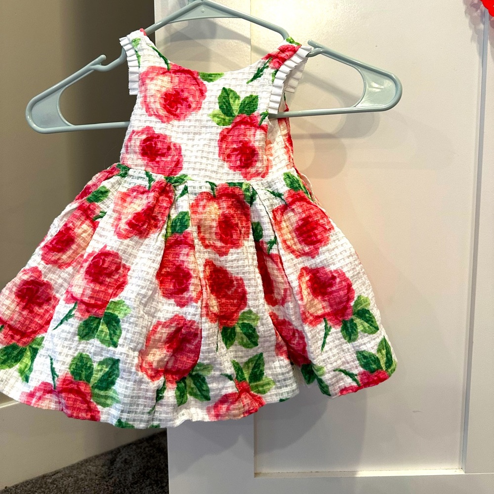 Janie and Jack dress and sweater size 3-6 months